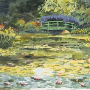 Monet’s Waterlily Pond I (Original)