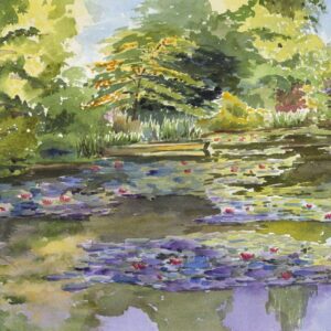 Monet’s Waterlily Pond II (Print)