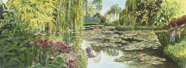 Monet’s Waterlily Pond III (Print)