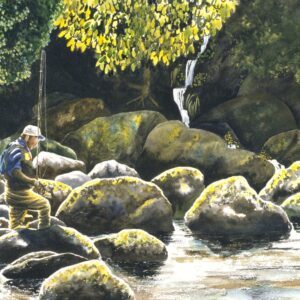 Off Fishing (Print)