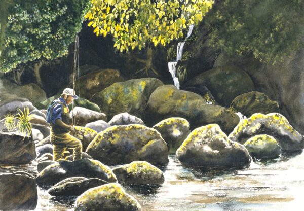 Off Fishing (Print)