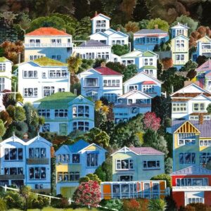 Kaleidoscope (Hillside Houses) (Print)