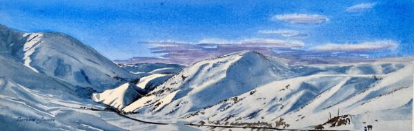 Heading north over Lindis Pass